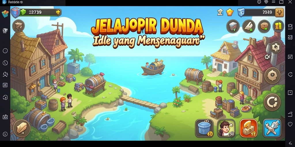 Tampilan gameplay 2739 dengan karakter Idle yang unik dan menarik.