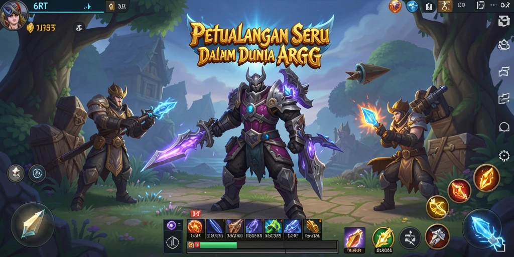 Tampilan seru gameplay ARPG dalam <strong>6RT</strong> dengan pertempuran intens.