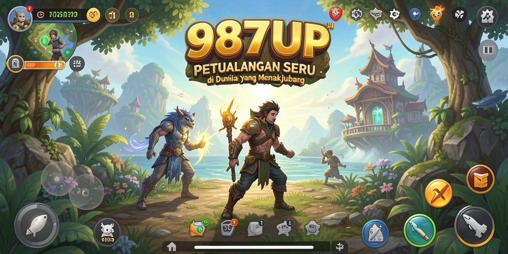 Tampilan gameplay <strong>987UP</strong> yang penuh aksi dan petualangan.