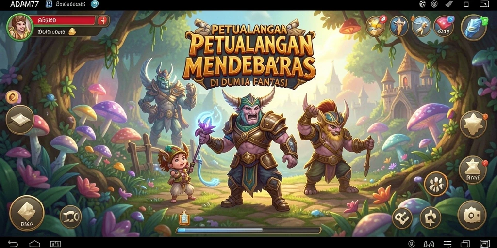 Menampilkan gameplay seru dalam petualangan yang menantang.