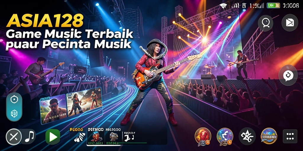 Tampilan seru gameplay ASIA128 dengan berbagai lagu menarik.