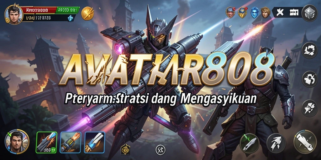 Tampilan gameplay strategi yang mendebarkan dan penuh taktik.