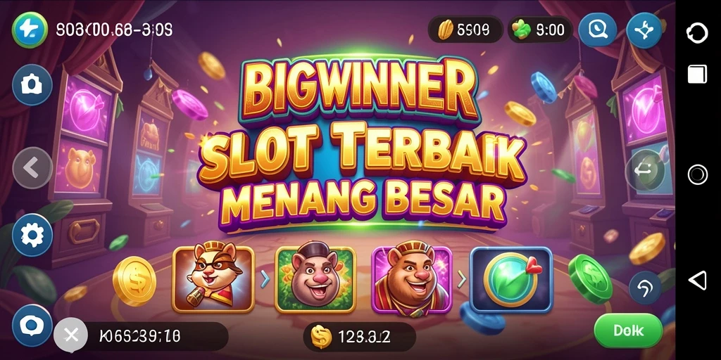 Screenshot utama menampilkan gameplay Slot yang seru dan menarik.