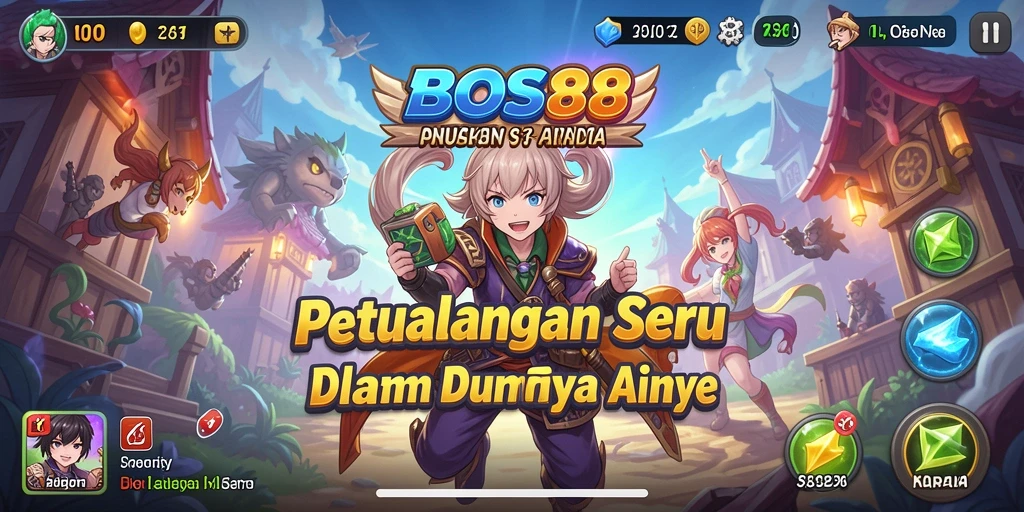 Tampilan gameplay yang memukau dari BOS88 dengan karakter anime favorit.