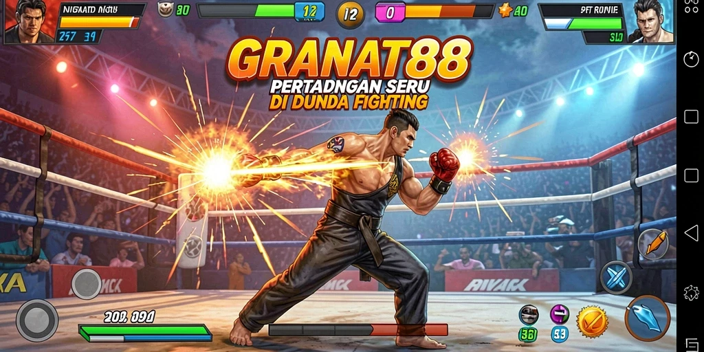 Gameplay mendebarkan dari GRANAT88 dalam pertempuran Fighting.