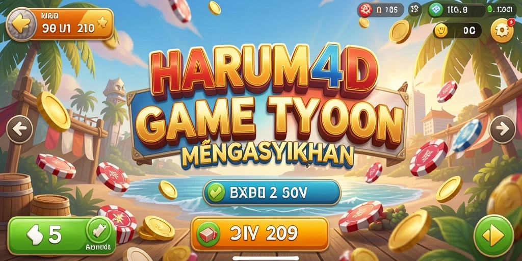 Tampilan gameplay menarik dan strategi dalam HARUM4D.