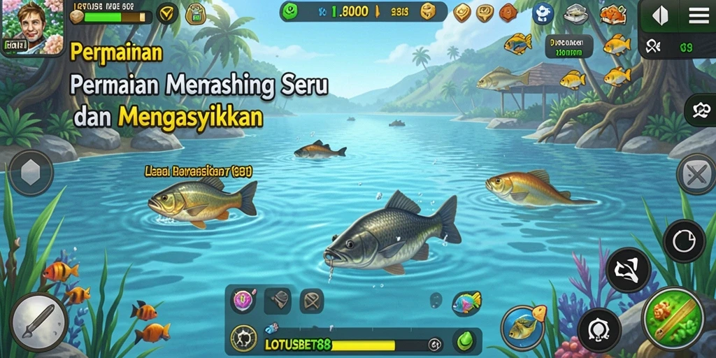 Tangkapan ikan yang mengesankan dalam gameplay LOTUSBET88.