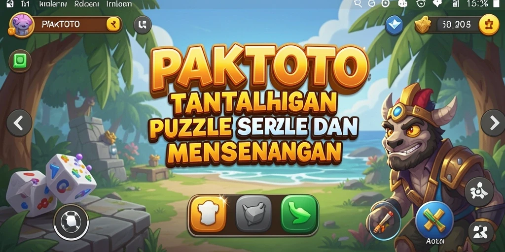 Tampilan gameplay PAKTOTO yang penuh tantangan Puzzle menarik.