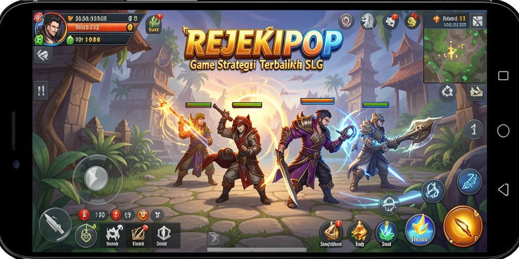 Tampilan menarik dari gameplay <strong>REJEKIPOP</strong> yang menegangkan.