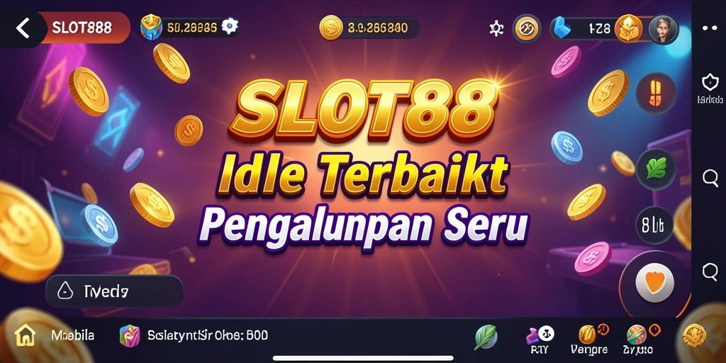 Screenshot gameplay menunjukkan putaran mesin slot yang mengasyikan.