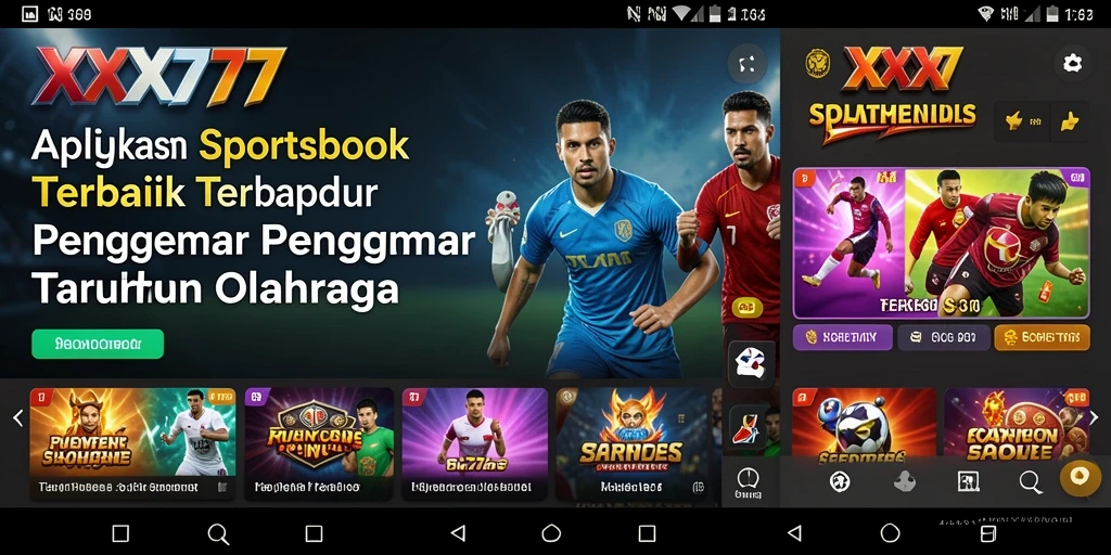 Tampilan menarik dari gameplay Sportsbook di XXX777.