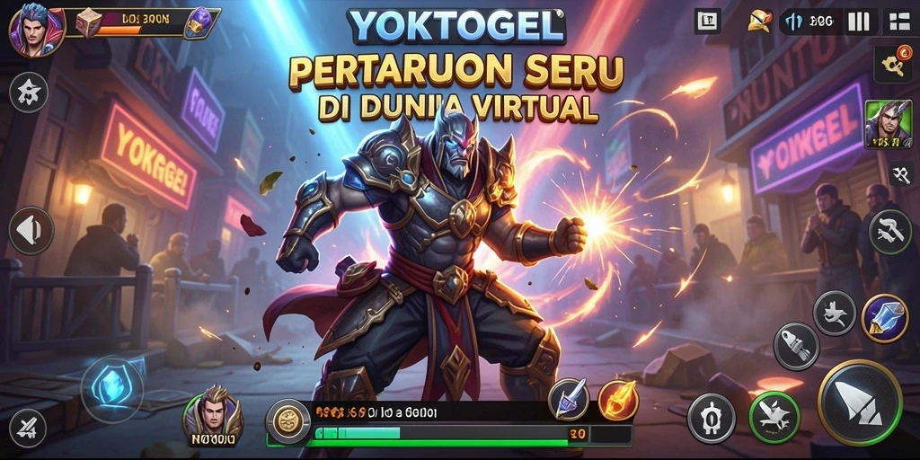 Tampilan seru pertarungan di YOKTOGEL dengan karakter yang beraksi.